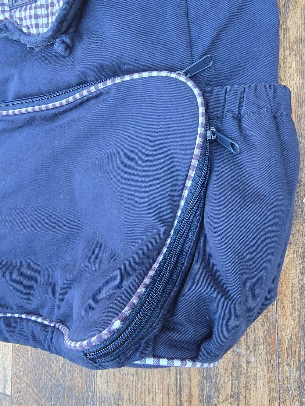 Navy blue diaper Mom Bag